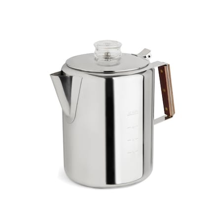 Tops Fitz-All Rapid Brew 12 cups Silver Stovetop Percolator 55705